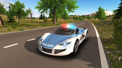 警车驶离公路 2.0 安卓版