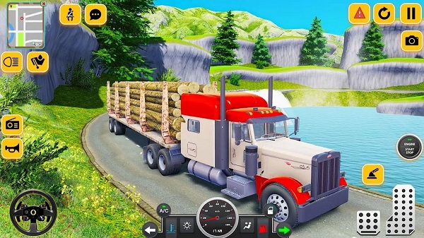 原木货物运输卡车最新版